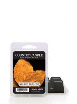 Country Candle - Golden Tobacco - Wosk zapachowy 