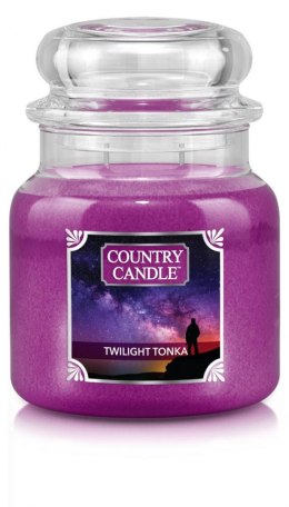 Country Candle - Twilight Tonka - Średni słoik (453g) 2 knoty