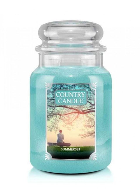 Country Candle - Summerset - Duży słoik (652g) 2 knoty