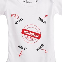 Baby Instructions - Body z instrukcją dla Taty