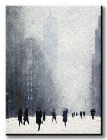 Blizzard - 5th Avenue - Obraz na płótnie