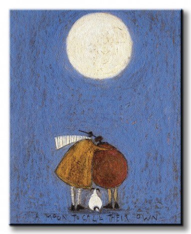 Sam Toft A Moon To Call Their Own - Obraz na płótnie