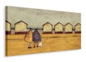 Sam Toft Looking Through The Gap In The Beach Huts - Obraz na płótnie