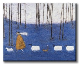 Sam Toft Tiptoe Through The Bluebells - Obraz na płótnie