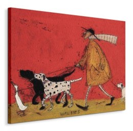 Sam Toft Walkies - Obraz na płótnie