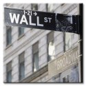 Wallstreet Ecke Broadway NY - Obraz na płótnie