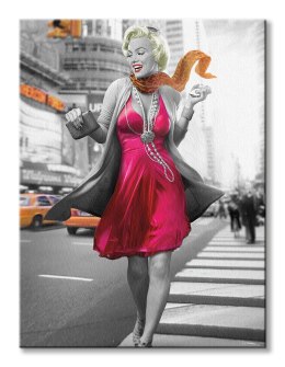 Jadei Graphics (Marilyn Monroe New York Walk) - Obraz na płótnie