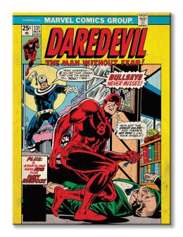 Marvel Comics (Daredevil Bullseye Never Misses) - Obraz na płótnie