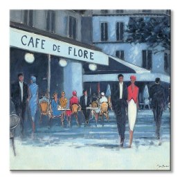 Café De Flore, Paris - Obraz na płótnie