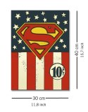 DC Comics (Superman Flag 10c) - Obraz na płótnie