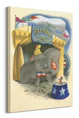 Disney Słoń Dumbo (Watercolour) - Obraz na płótnie