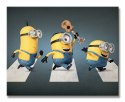 Minionki (Abbey Road) - Obraz na płótnie