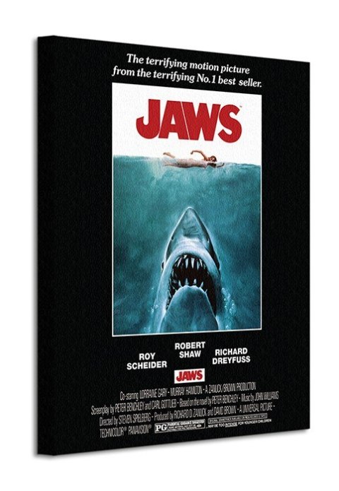 Szczęki - Jaws (One Sheet) - Obraz na płótnie