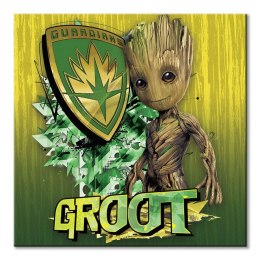 Marvel Strażnicy Galaktyki Vol. 2 Groot Sheild - obraz na płótnie