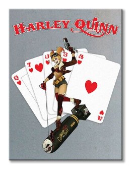 DC Comics Harley Quinn (Cards) - Obraz na płótnie