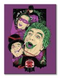 DC Retro Batman Villains - Obraz na płótnie