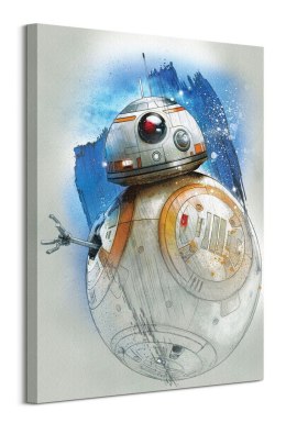 Gwiezdne Wojny Star Wars: The Last Jedi (BB-8 Brushstroke) - obraz na płótnie