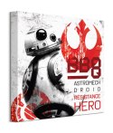 Gwiezdne Wojny Star Wars: The Last Jedi (BB-8 Resistance Hero) - obraz na płótnie