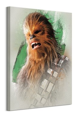 Gwiezdne Wojny Star Wars: The Last Jedi (Chewbacca Brushstroke) - obraz na płótnie