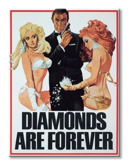 James Bond (Diamonds are Forever Girls) - Obraz na płótnie