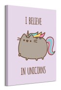 Pusheen (I Believe in Unicorns) - obraz na płótnie