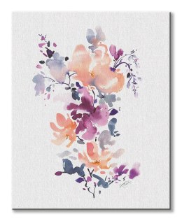 Watercolour Floral I - obraz na płótnie