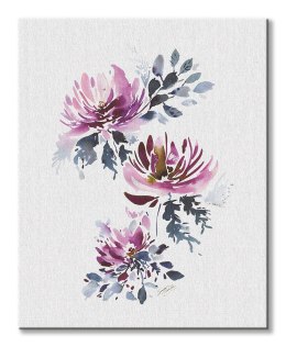 Watercolour Floral II - obraz na płótnie