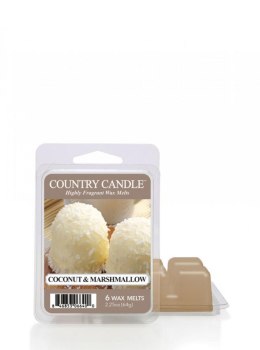 Country Candle - Coconut Marshmallow - Wosk zapachowy 