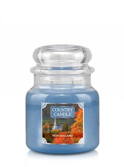 Country Candle - New England - Średni słoik (453g) 2 knoty