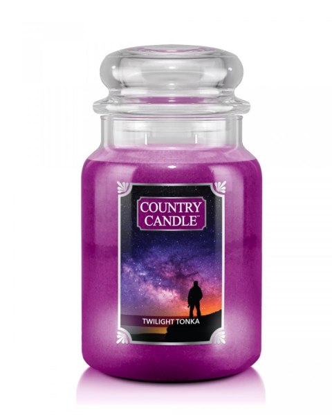 Country Candle - Twilight Tonka - Duży słoik (680g) 2 knoty