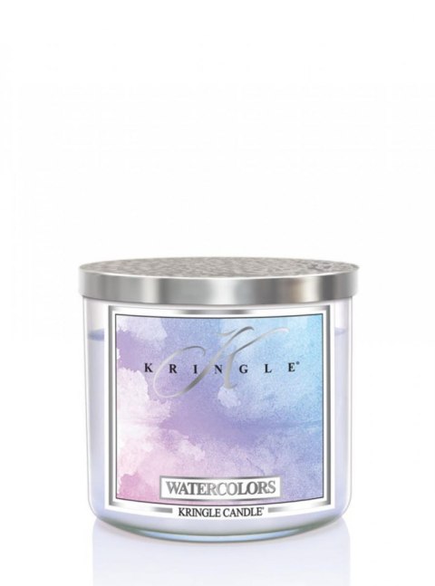 Kringle Candle - Watercolors - Tumbler (411g) z 3 knotami