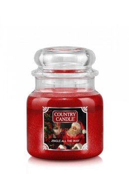 Country Candle - Jingle All The Way - Średni słoik (453g) 2 knoty