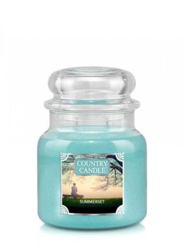 Country Candle - Summerset - Średni słoik (453g) 2 knoty