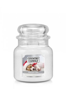 Country Candle - Winter's Nap - Średni słoik (453g) 2 knoty