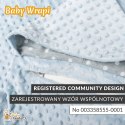 Baby Wrapi - Kocyk z rękawami - Błękitny