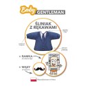 Baby Gentleman - Śliniak z rękawami