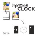 Zegar z ramkami na zdjęcia Impressions Clock