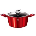 GARNEK GRANITOWY 28cm BERLINGER HAUS RED METALLIC LINE BH-1258