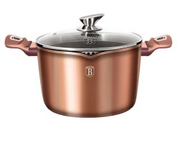 GARNEK GRANITOWY DO MAKARONU 24cm BERLINGER HAUS ROSE GOLD BH-1520