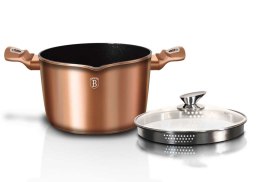 GARNEK GRANITOWY DO MAKARONU 24cm BERLINGER HAUS ROSE GOLD BH-1520